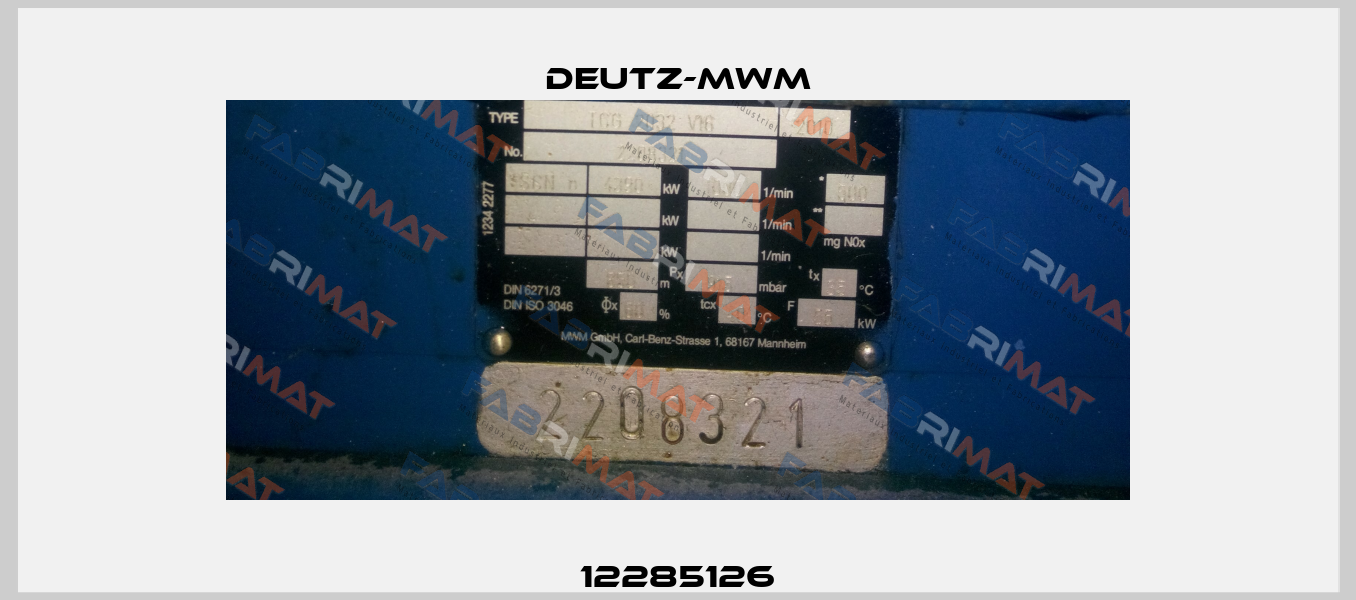 12285126 Deutz-mwm