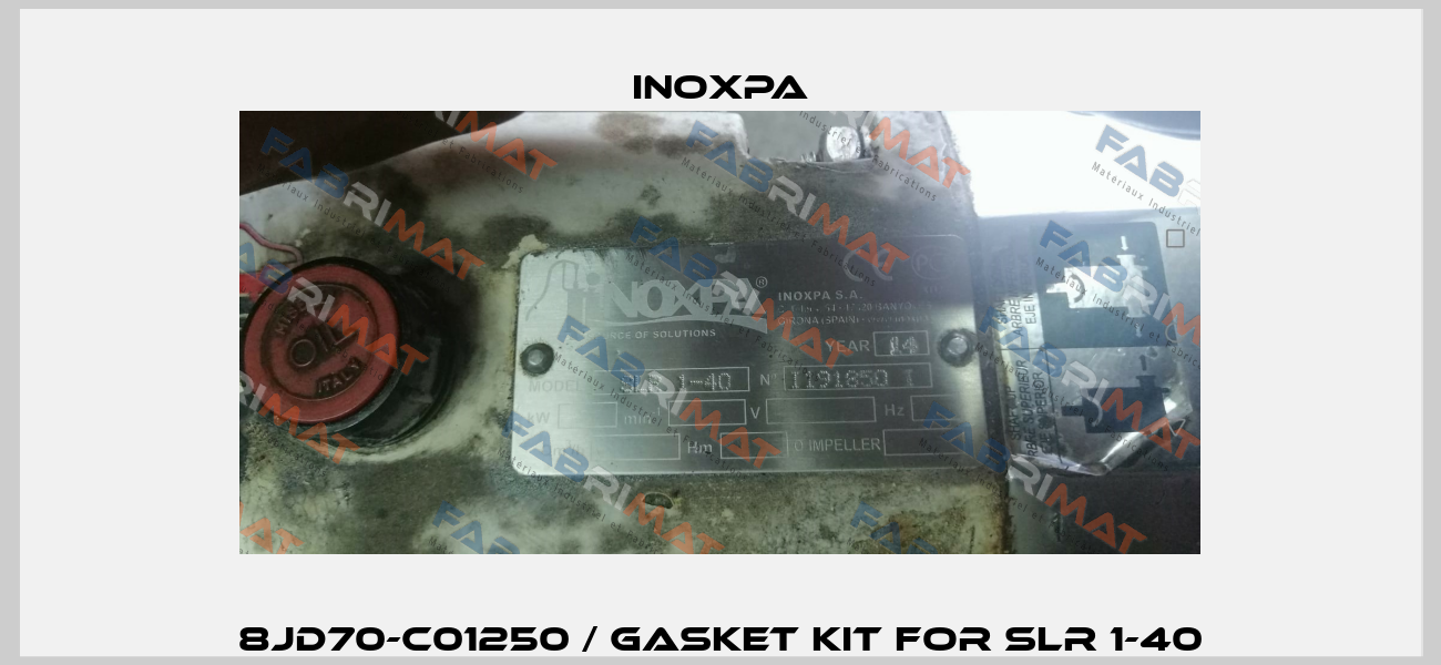 8JD70-C01250 / GASKET KIT for SLR 1-40 Inoxpa