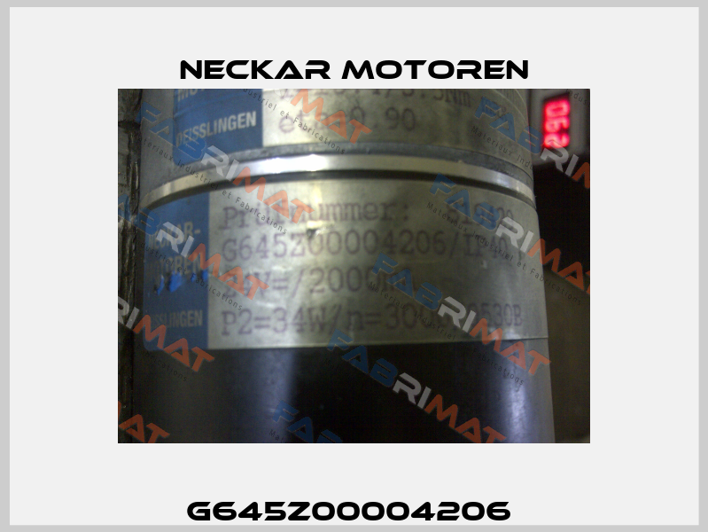 G645Z00004206  Neckar Motoren