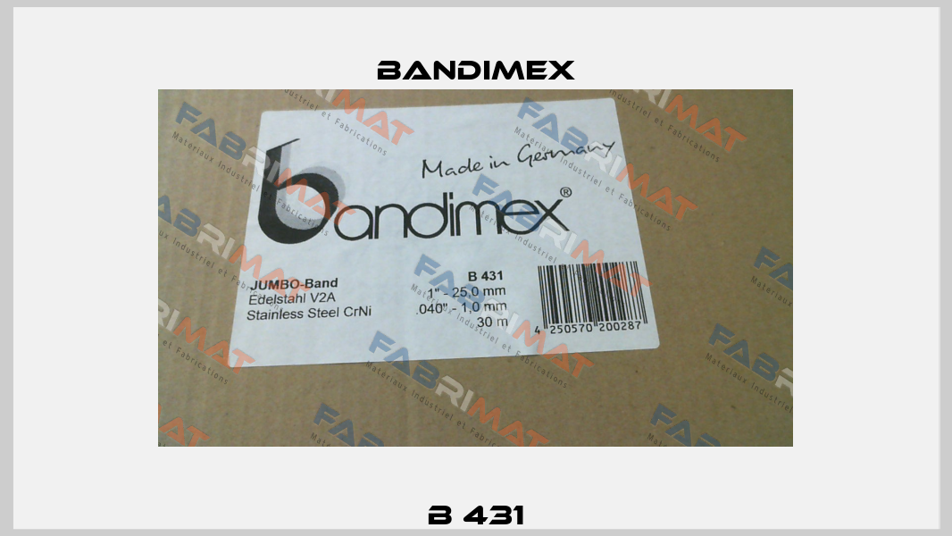 B 431 Bandimex
