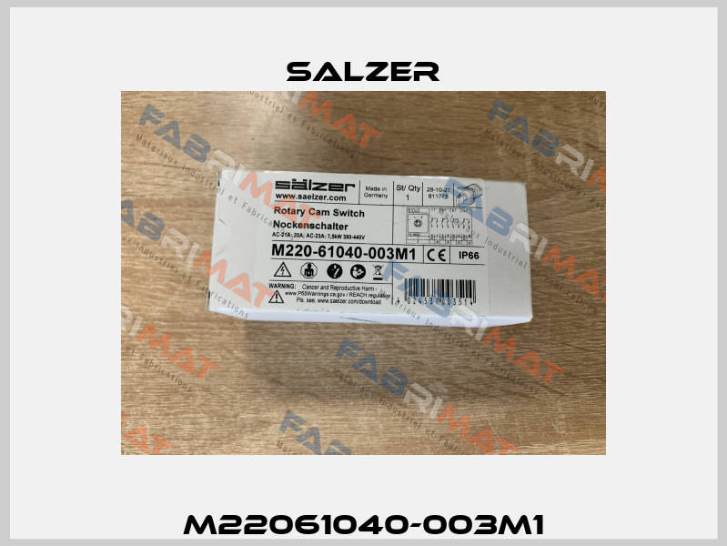 M22061040-003M1 Salzer
