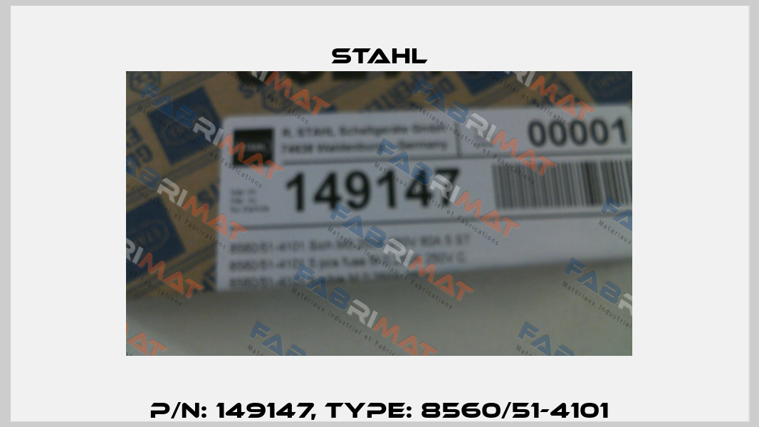 P/N: 149147, Type: 8560/51-4101 Stahl
