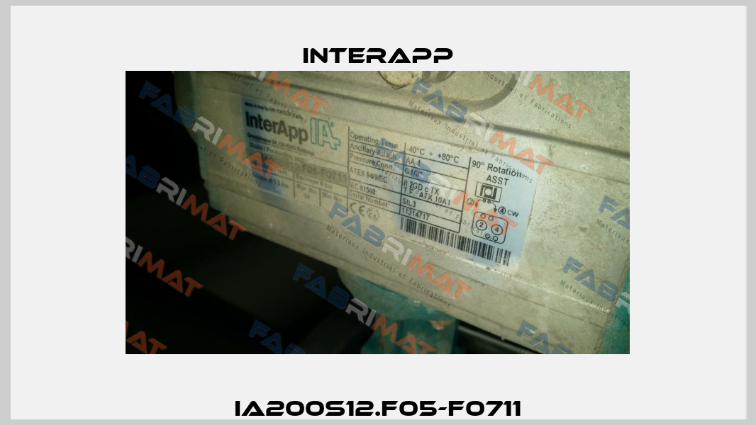 IA200S12.F05-F0711 InterApp