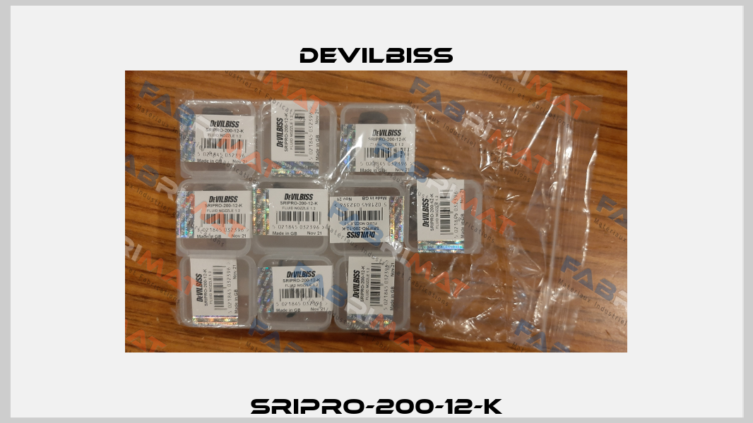SRIPRO-200-12-K Devilbiss