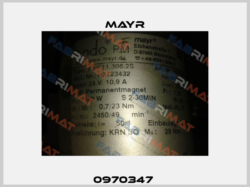 0970347  Mayr