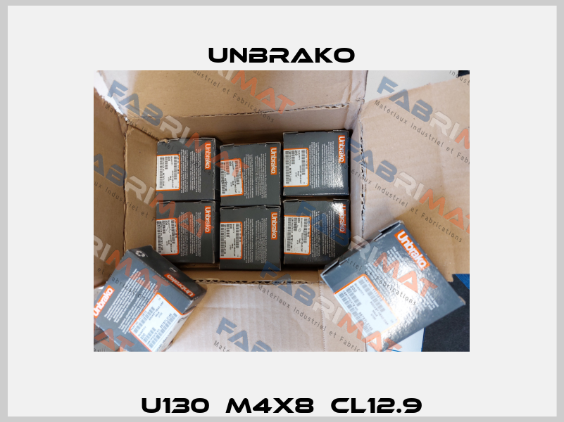U130  M4X8  CL12.9 Unbrako
