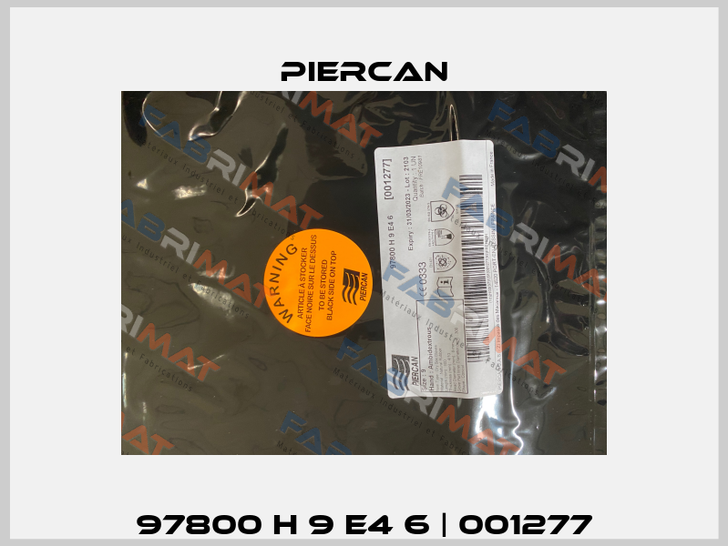 97800 H 9 E4 6 | 001277 Piercan