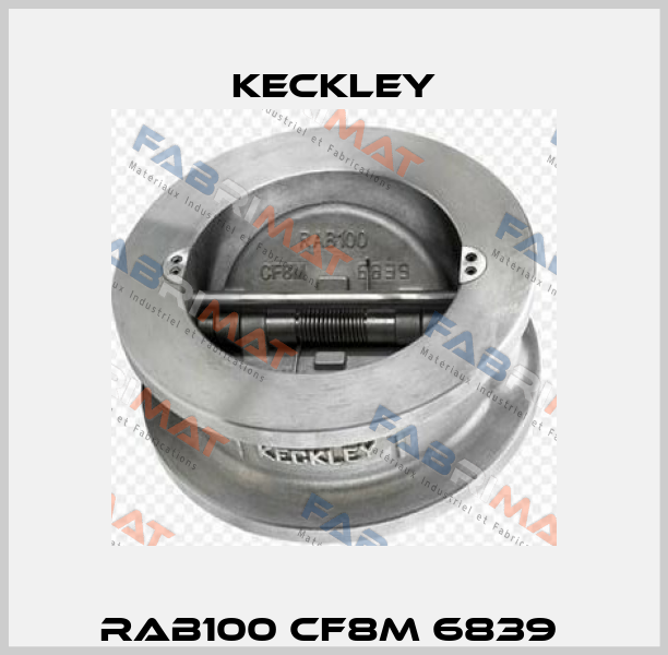 RAB100 CF8M 6839  Keckley