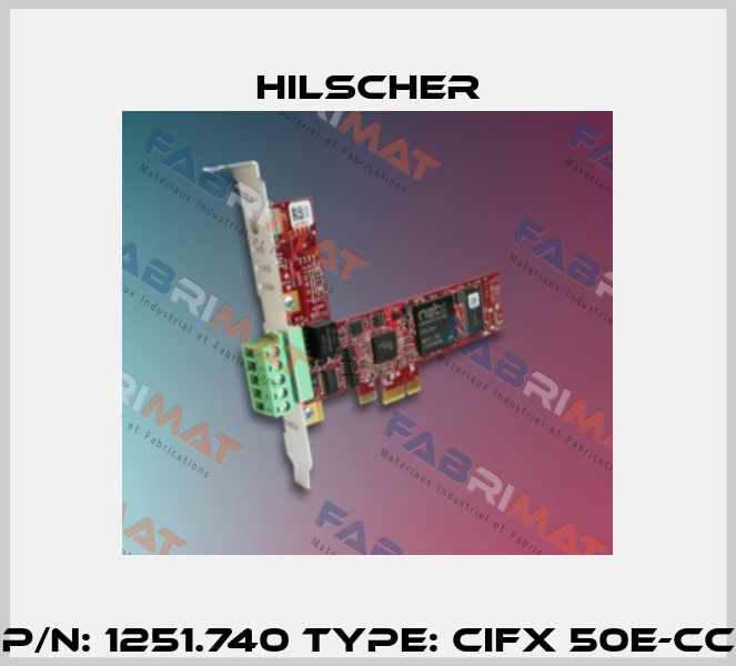 P/N: 1251.740 Type: CIFX 50E-CC Hilscher