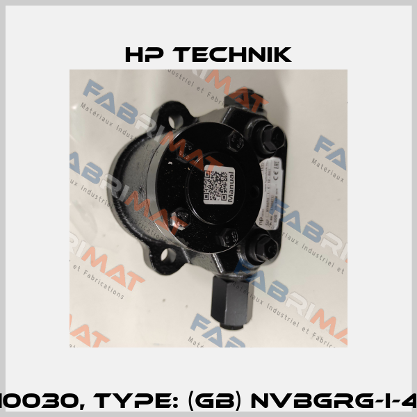 P/N: 4110030, Type: (GB) NVBGRG-I-4-10-BH1 HP Technik