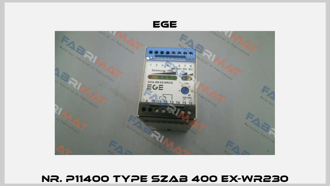 Nr. P11400 Type SZAb 400 Ex-WR230 Ege