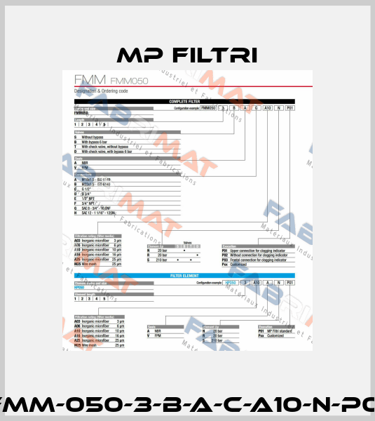 FMM-050-3-B-A-C-A10-N-P01 MP Filtri