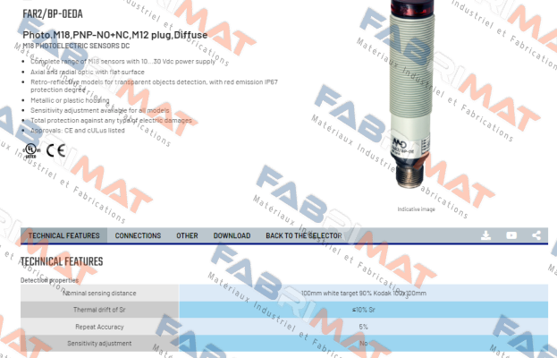 FAR2/BP-0EDA Micro Detectors / Diell