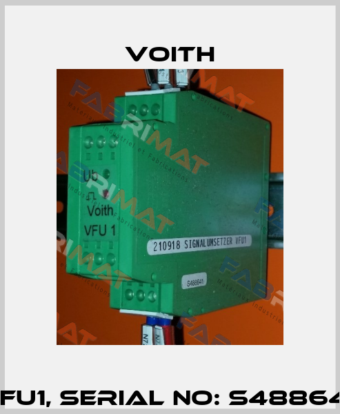 VFU1, serial no: S488641  Voith