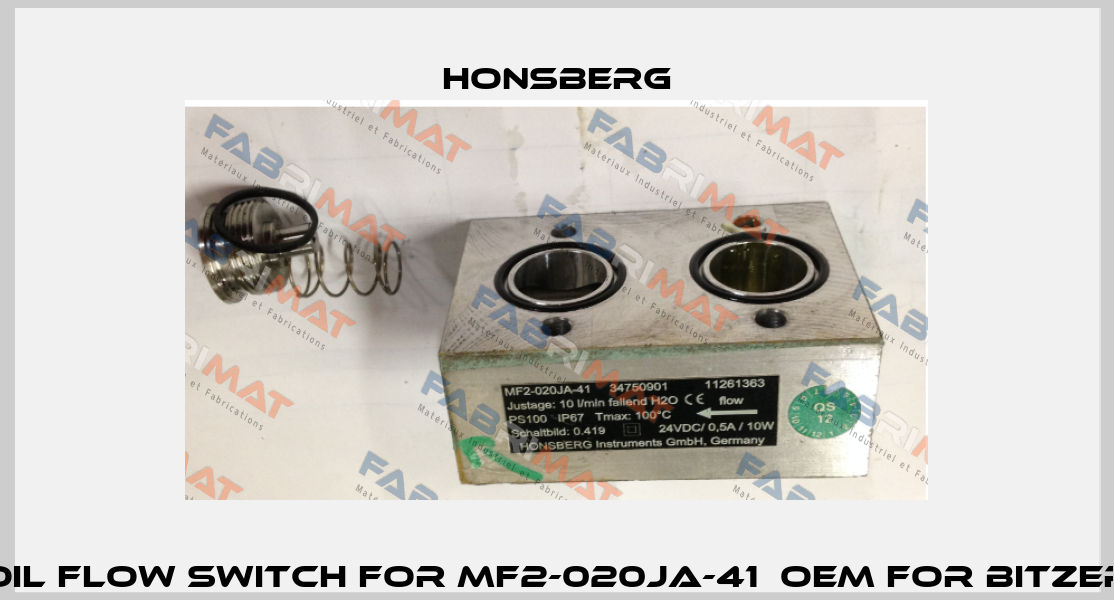Oil flow switch for MF2-020JA-41  OEM for Bitzer Honsberg