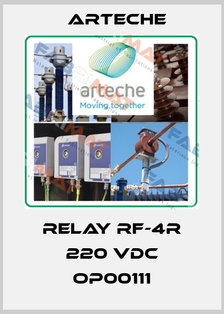 RELAY RF-4R 220 VDC OP00111 Arteche