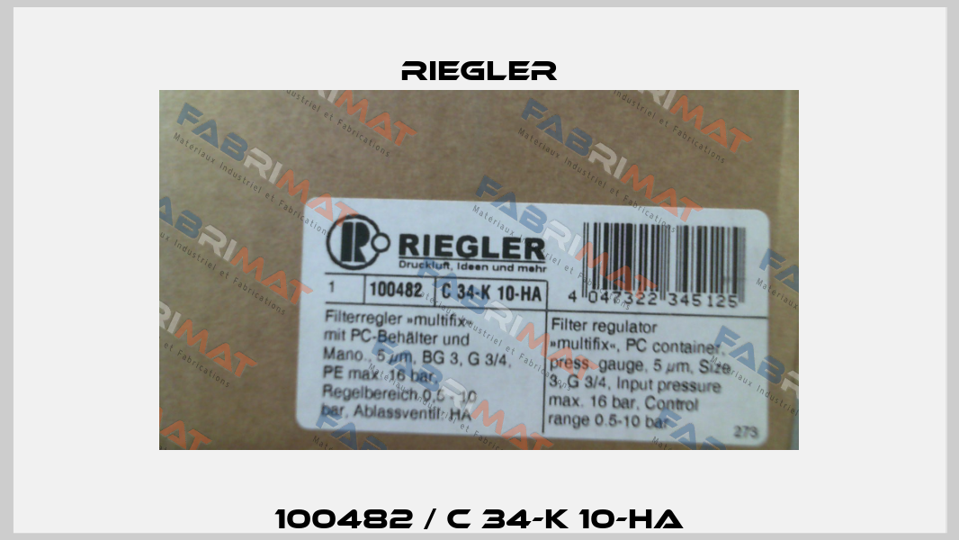 100482 / C 34-K 10-HA Riegler