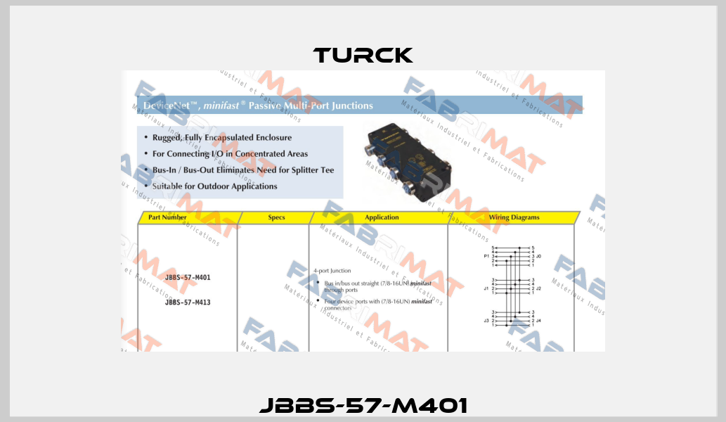 JBBS-57-M401 Turck