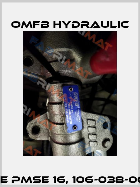 Type PMSE 16, 106-038-00163 OMFB Hydraulic