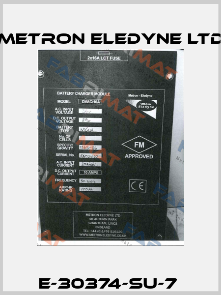E-30374-SU-7  Metron Eledyne Ltd