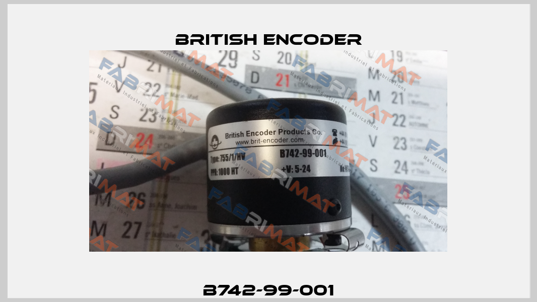 B742-99-001 British Encoder