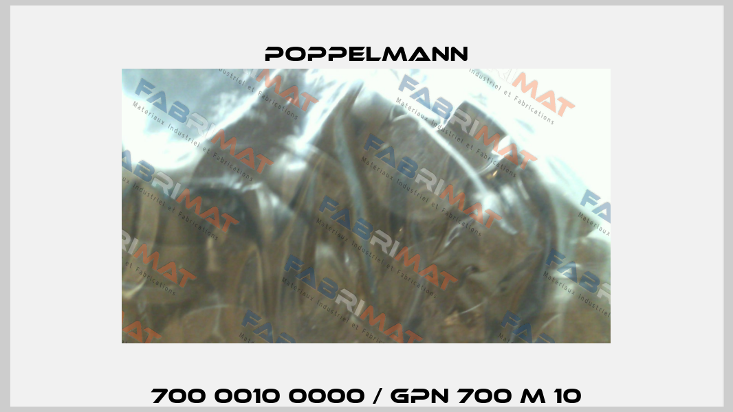 700 0010 0000 / GPN 700 M 10 Poppelmann
