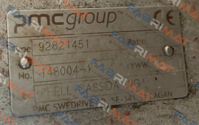 92821451 No:148004-1 PMC GROUP