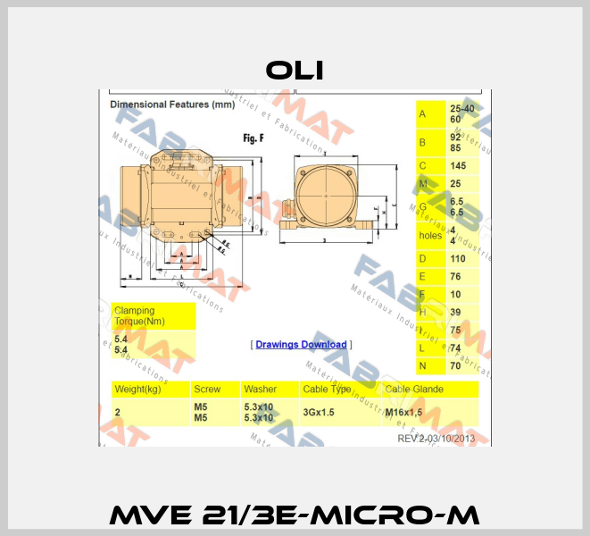 MVE 21/3E-Micro-M Oli