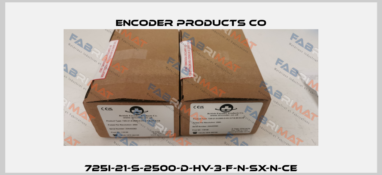 725I-21-S-2500-D-HV-3-F-N-SX-N-CE Encoder Products Co
